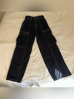 BDG Black Cargo Pants Size 28